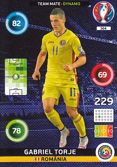 Gabriel Torje Romania Panini UEFA EURO 2016 Dynamo #304